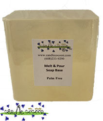 Palm FREE Melt and Pour Soap Base - SFIC - Clear - SLS FREE - Natural -  Candle Cocoon