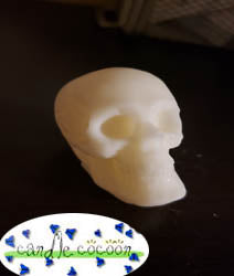 Tiny Skull Mold - candle-cocoon