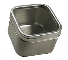 Square Tins (Large) with Clear Lid - candle-cocoon