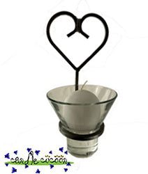 Single Heart Danish Iron Sconce