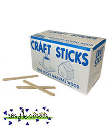 Craft Sticks And/Or Rubber Bands (Wick Holder Assembly) - candle-cocoon